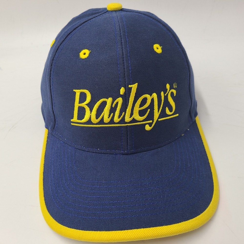 Baileys‎ Cigarettes Hat Adjustable Strapback Blue Yellow Men Cotton Casual Wear